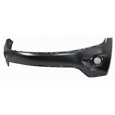 Pare-chocs avant supérieur apprêté sans trou pour capteur pour Jeep Grand Cherokee 2014-2016, modèles Limited/Overland/Laredo, référence Ch1014105U - Hunt Parts