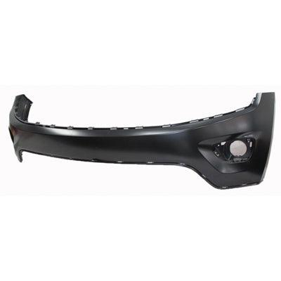 2014-2016 Jeep Grand Cherokee Bumper Upper Front Primed Without Sensor Hole For Limited/Overland/Laredo Models