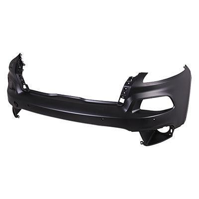 2014-2018 Jeep Cherokee Bumper Upper Front Primed With Sensor/Towith Advanced Park Without Washer Hole Exclude Traidriver Sideawk