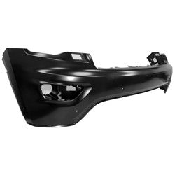 Pare-chocs avant supérieur côté conducteur Jeep Grand Cherokee 2017-2021 avec lave-glace et 6 capteurs Laredo/Ltd/Overland/Trail Capa, Ch1014131C - Hunt Parts