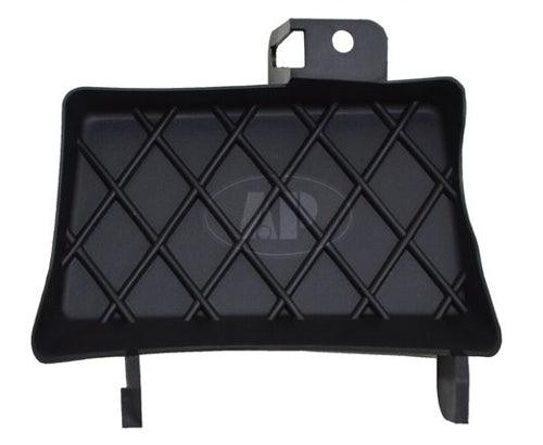 2011-2013 Jeep Grand Cherokee Tow Hook Cover Front Driver Side Matte-Black Plastic