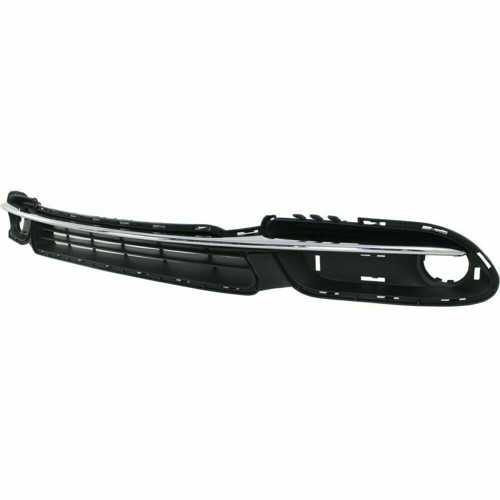 Calandre inférieure Chrysler Town Country 2011-2016 Noir mat avec moulure chromée, CH1036117