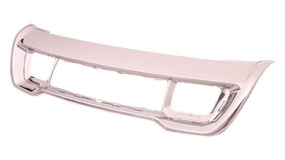 Calandre inférieure avant Jeep Grand Cherokee 2014-2016, chromée, pour modèles Overland/Ltd/Laredo (code MFD ou MFE), référence CH1037107U - Hunt Parts