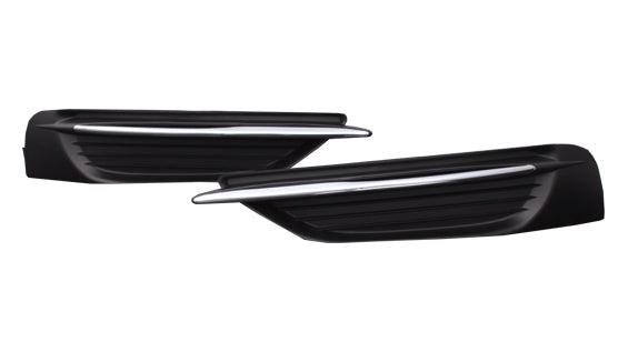 Cache de feu antibrouillard avant côté conducteur pour Chrysler 200 Cabriolet 2011-2014 avec moulure chromée, CH1038123