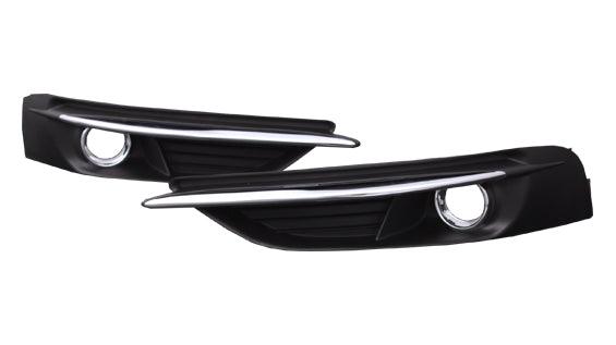 Enjoliveur de feu antibrouillard avant côté conducteur pour Chrysler 200 Berline 2011-2014 avec moulure chromée, CH1038125