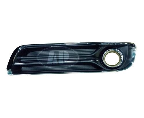 Enjoliveur de feu antibrouillard avant côté conducteur pour Chrysler 300 (2011-2014), avec moulure chromée, sans régulateur de vitesse adaptatif, qualité économique, CH1038126U