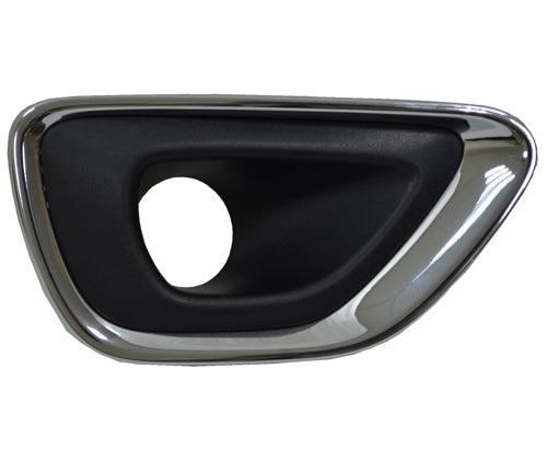 Enjoliveur de feu antibrouillard avant côté passager pour Jeep Grand Cherokee 2014-2016, noir avec moulure chromée, Ltd/Laredo/Overland, CH1039147
