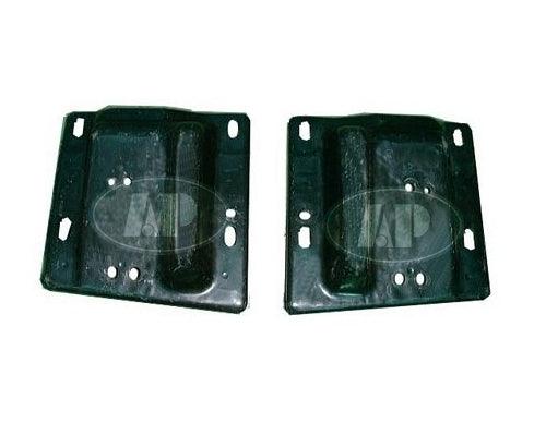 2002-2005 Dodge Ram 1500 Bumper Bracket Front Driver Side With Out Tow Hooks Beam To Frame Steel