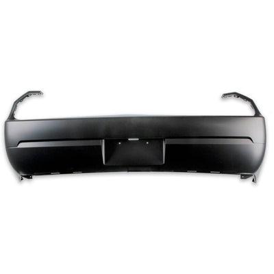 2008-2014 Dodge Challenger Bumper Rear Primed With Out Sensor Hole Capa
