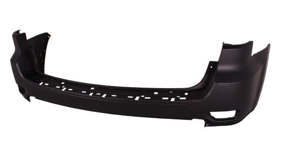 2011-2021 Jeep Grand Cherokee Bumper Rear Primed Without Sensor/Blind Spot Laredo/Ltd/Overland/Traidriver Sideawk Model