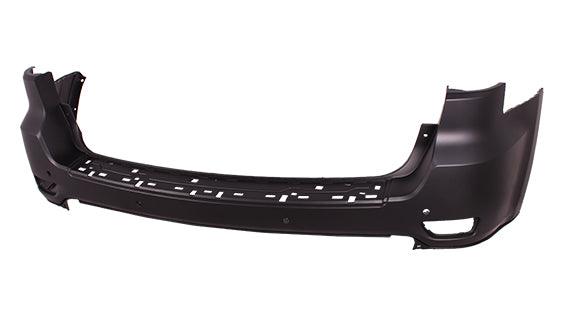 2011-2015 Jeep Grand Cherokee Bumper Primed Rear With Parking Sensor Without Chrome Trim Capa