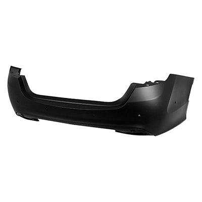 2015-2017 Chrysler 200 Sedan Bumper Rear Primed 4Cyl With Sensor/Active Park Assist Capa