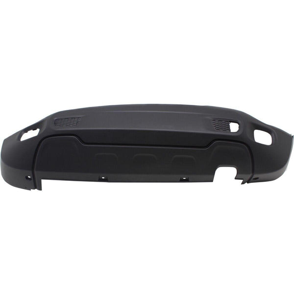 2015-2018 Jeep Renegade Bumper Rear 1Pc Style Without Sensor/Trailer Hitch Hole With Right Side Tow Hook Hole