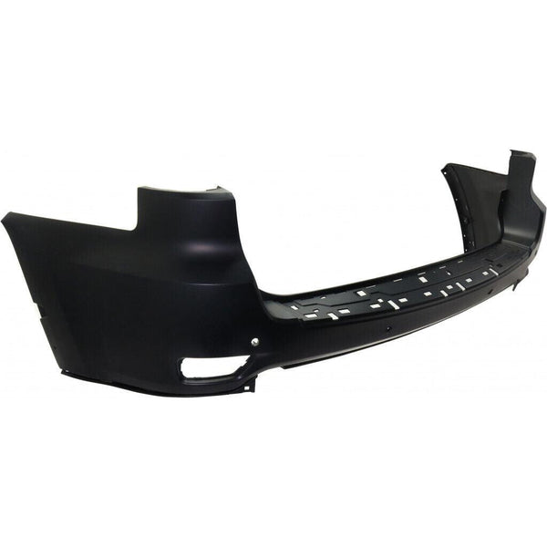 2016-2021 Jeep Grand Cherokee Bumper Rear Primed With 4 Park Assist Without Blind Spot Laredo/Ltd/Overland/Traidriver Sideawk Model