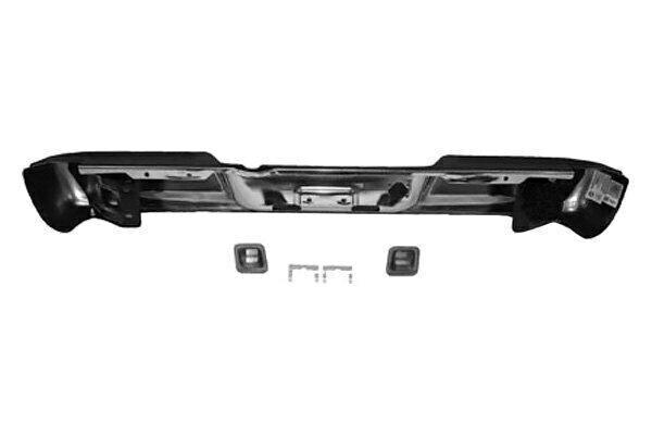 2002-2008 Dodge Ram 1500 Bumper Face Bar Rear Assembly With 2 Brkt Chrome