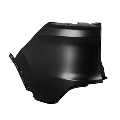 2014-2018 Jeep Cherokee Bumper End Rear Driver Side Primed With Advance Park Assistance Latitude/Limited/Sport Capa