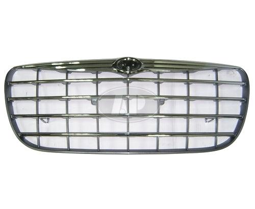 Calandre Chrysler Sebring Sedan 2004-2006 Chrome/Noir, CH1200286
