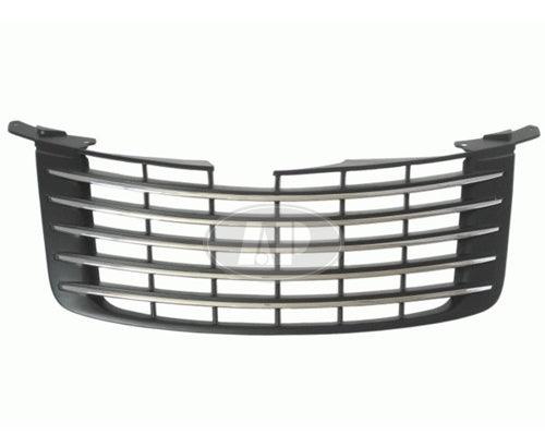 Calandre Chrysler PT Cruiser 2006-2010 apprêtée noire avec moulure chromée, CH1200292