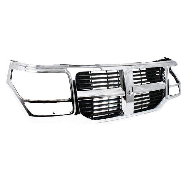 Calandre Dodge Nitro 2007-2011 noire avec cadre chromé, CH1200320