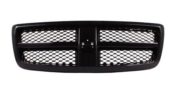 Calandre Ram 1500 2011-2012 Noir mat avec face avant peinte en noir, CH1200327
