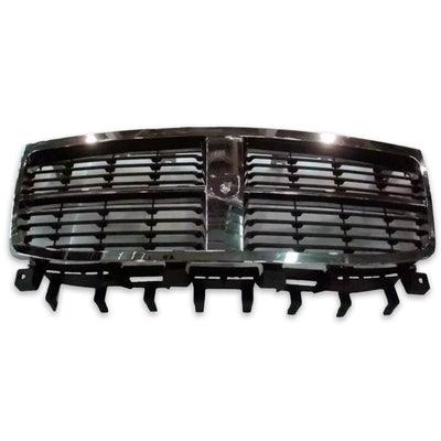 Calandre Dodge Durango 2007-2009 Noir mat avec cadre chromé 45116, CH1200332