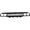 2008-2014 Dodge Challenger Grille Matte Black With Silver Trim