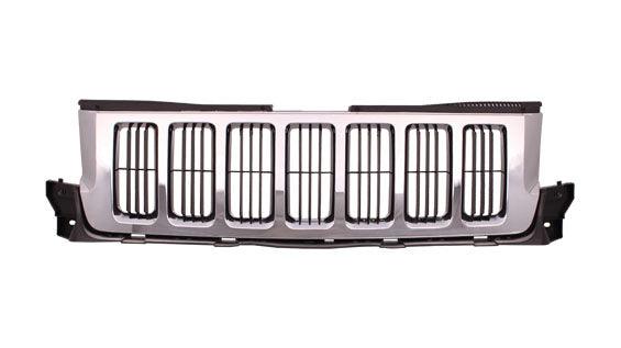 Calandre Jeep Grand Cherokee 2011-2013 grise avec moulure chromée, qualité économique, CH1200341U