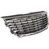 2011-2016 Chrysler Town Country Grille Matte-Black With Chrome Front