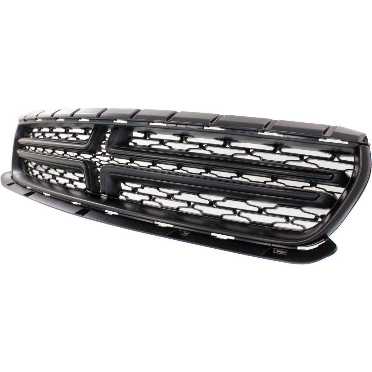 Calandre Dodge Charger 2015-2021 Noir mat avec croix et moulure (sauf modèles Scat Pack/SRT/Hellcat), CH1200387
