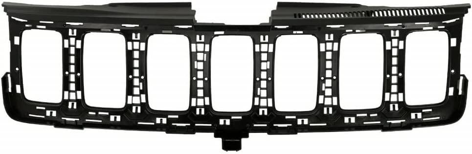 Panneau de fixation de calandre Jeep Grand Cherokee 2017-2021 Noir texturé (sauf modèles SRT/Trackhawk), CH1200401