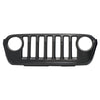 2018-2021 Jeep Wrangler Grille Primed Black Use Without Trim Ring Moulding For Jl Body Sport Model