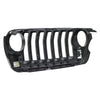 2018-2021 Jeep Wrangler Grille Primed Black Use Without Trim Ring Moulding For Jl Body Sport Model