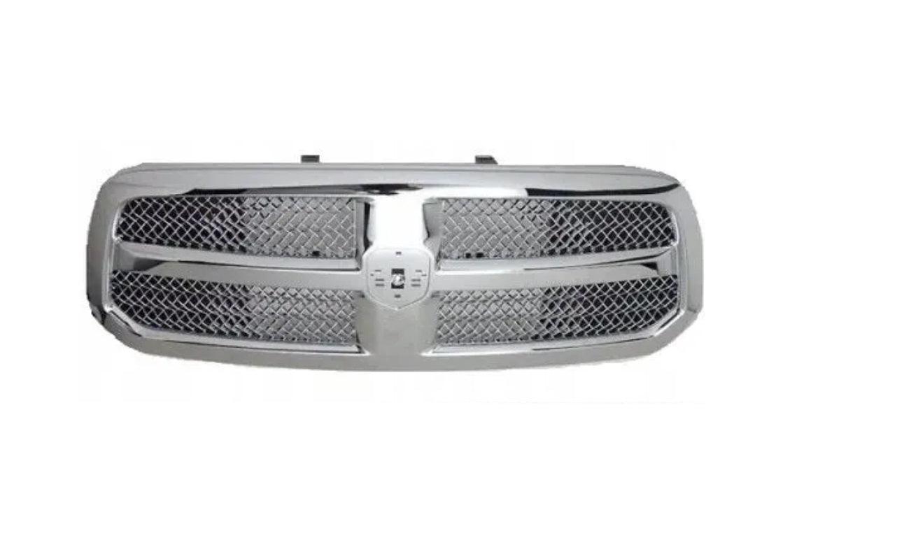 Calandre chromée avant avec grille ondulée chromée pour Ram 1500 Classic 2019-2021, CH1200409