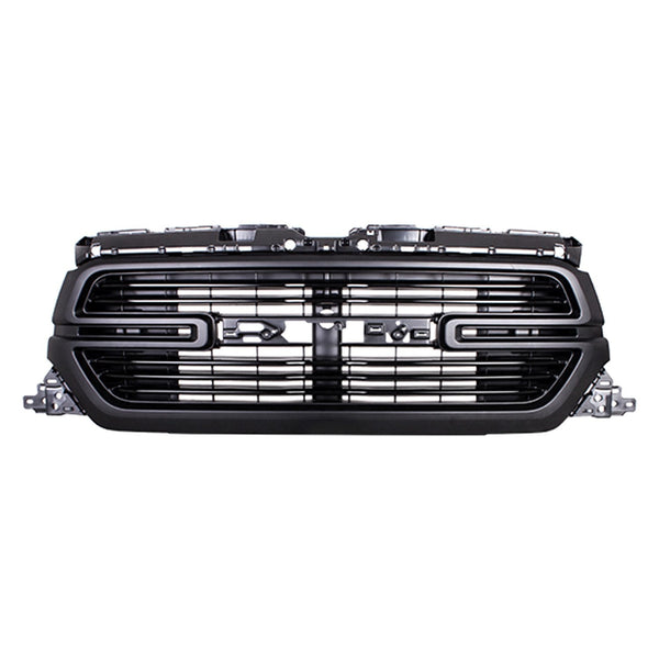 Grille Matte Ram Ram 1500 2019-2021 Dark Gray Without Surear Ound View Camera , Ch1200429