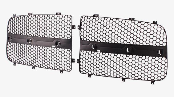 Calandre côté passager pour Dodge Ram 2500 (2003-2005), noire, CH1201109