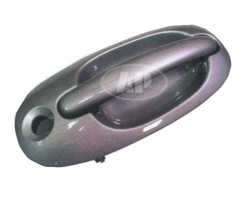 Poignée de porte extérieure avant côté conducteur pour Dodge Caravan 1996-2000, noir texturé, CH1310109