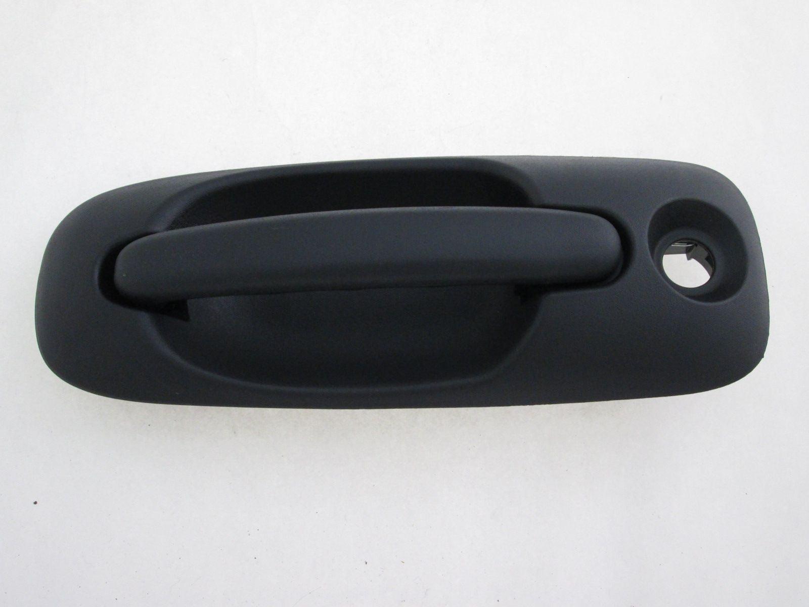 Poignée de porte extérieure avant côté conducteur pour Dodge Caravan 2001-2007 avec serrure, noir texturé, CH1310123