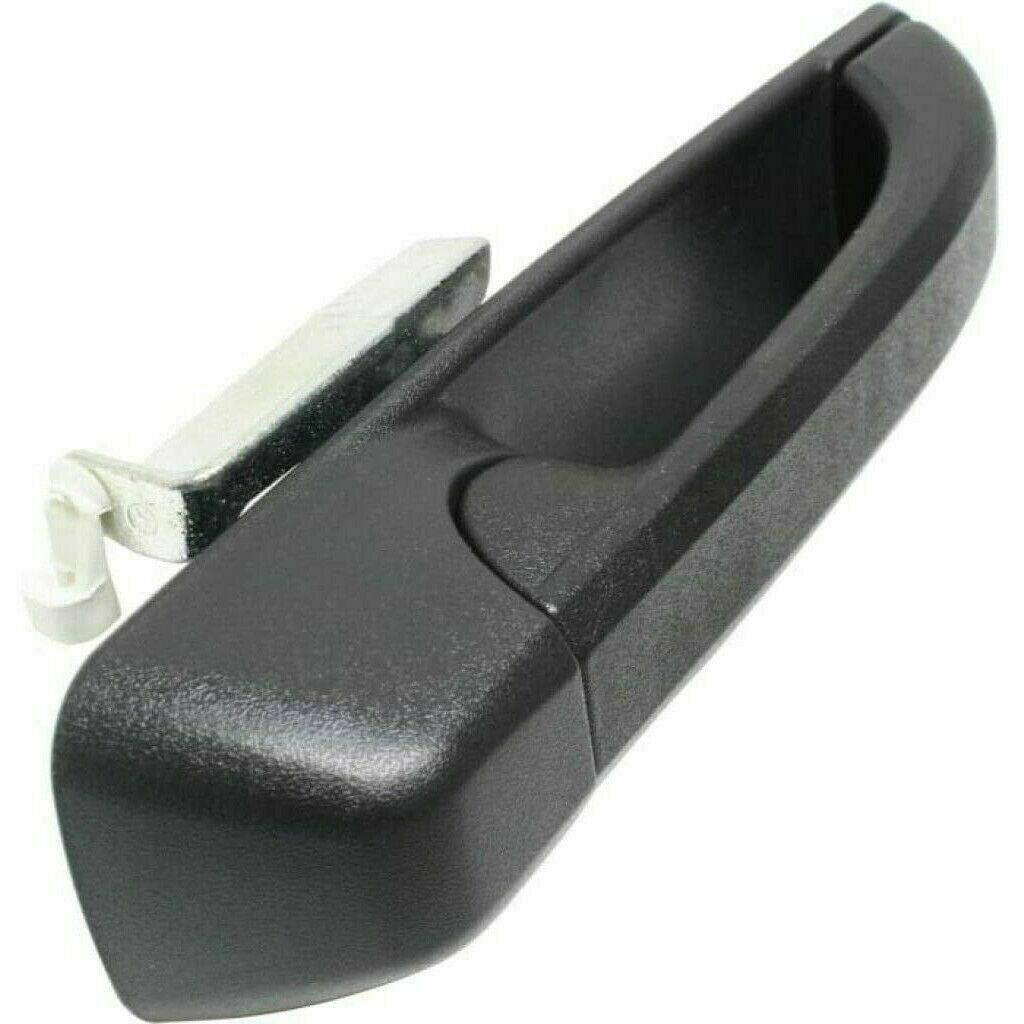 Poignée de porte extérieure avant/arrière côté passager pour Ram 1500 2011-2018, noire texturée, sans serrure, CH1311160