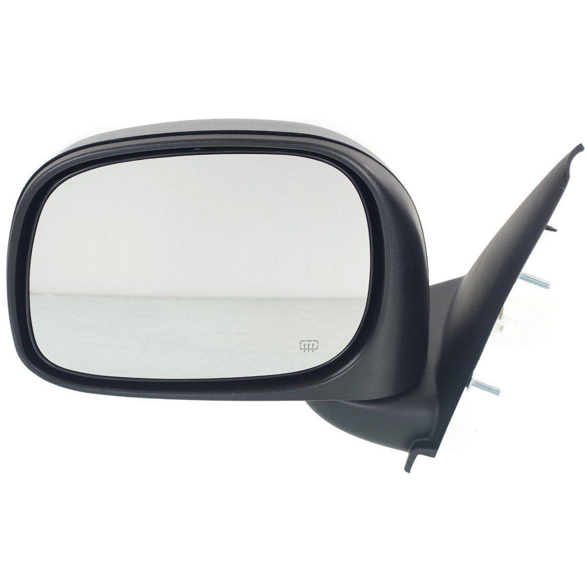 Rétroviseur extérieur côté conducteur pour Dodge Ram 2500 (2003-2009), électrique, chauffant, texturé, sans attelage, rabattable manuellement, CH1320215