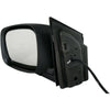 2008-2013 Chrysler Town Country Mirror Driver Side Power Heated Textured With Black 10 Hole/5 Pin Connector