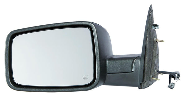 2011-2012 Ram Ram 3500 Mirror Driver Side Power Heated Textured Without Signal/Memory/Puddle Lamp Non-Tow Type