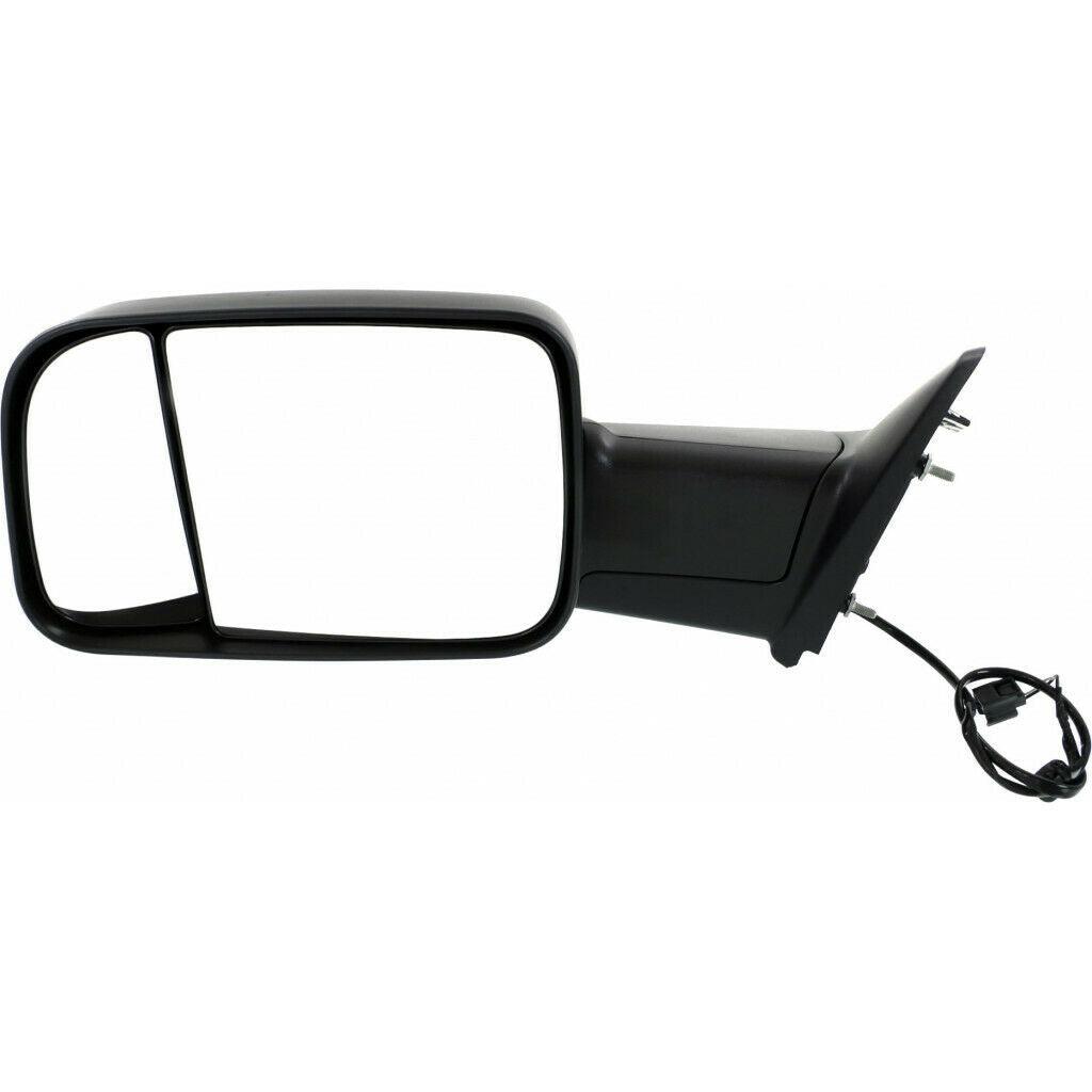 Rétroviseur extérieur côté conducteur pour Ram 1500 2011-2018, manuel, texturé, avec attelage de remorquage, CH1320349