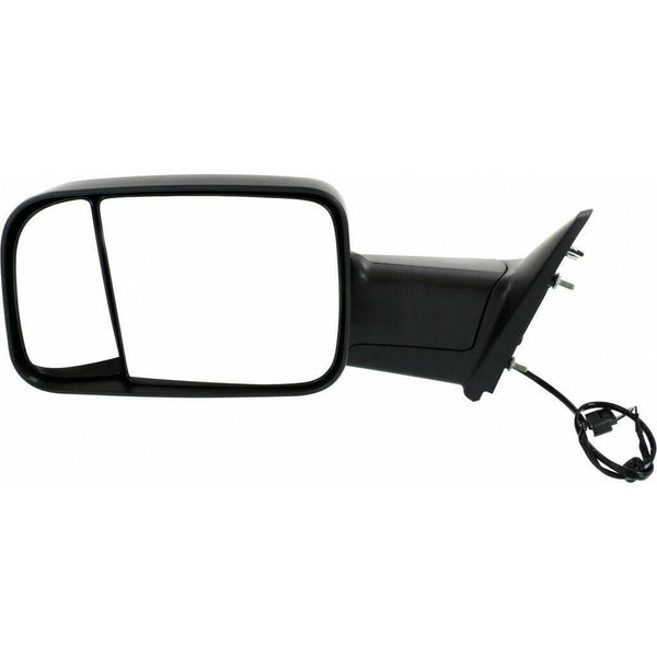 2011-2018 Ram Ram 2500 Mirror Driver Side Manual Textured With Tow