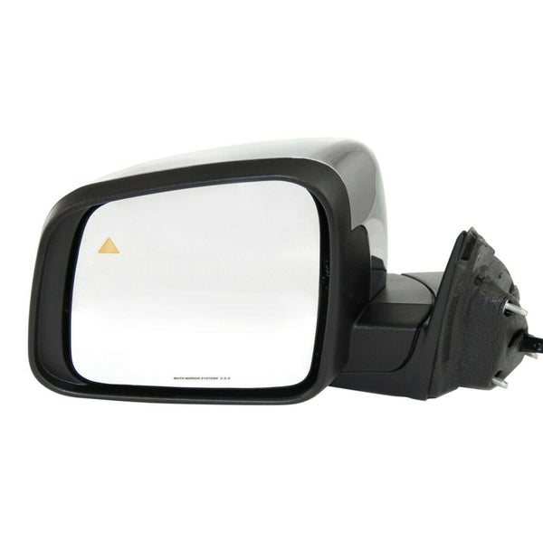 2011-2021 Jeep Grand Cherokee Mirror Driver Side Heated With Memory/Signal/Blind Spot Without Dimming Glass Chrome