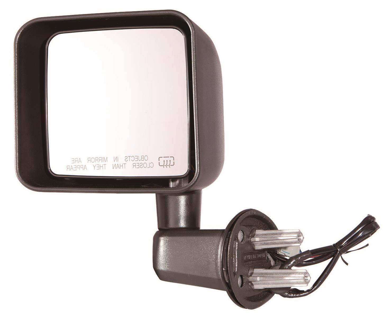 Rétroviseur extérieur côté conducteur pour Jeep Wrangler 2014, électrique, chauffant et texturé, CH1320372