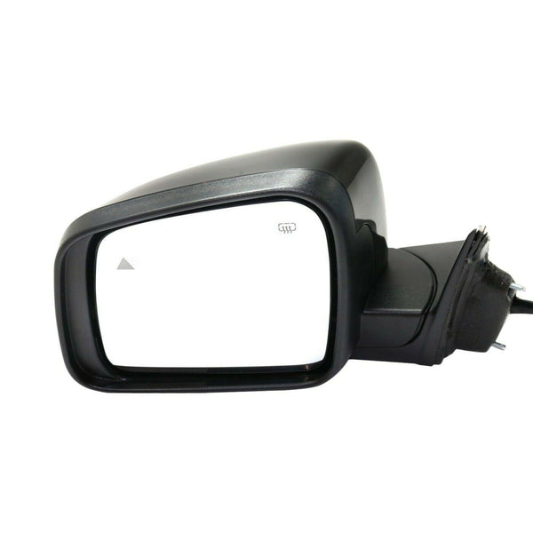 2011-2019 Jeep Grand Cherokee Mirror Driver Side Power With Blind Spot Detection Without Dimming Paint To Match
