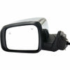 2011-2019 Jeep Grand Cherokee Mirror Driver Side Power With Blind Spot Detection Without Dimming Chrome