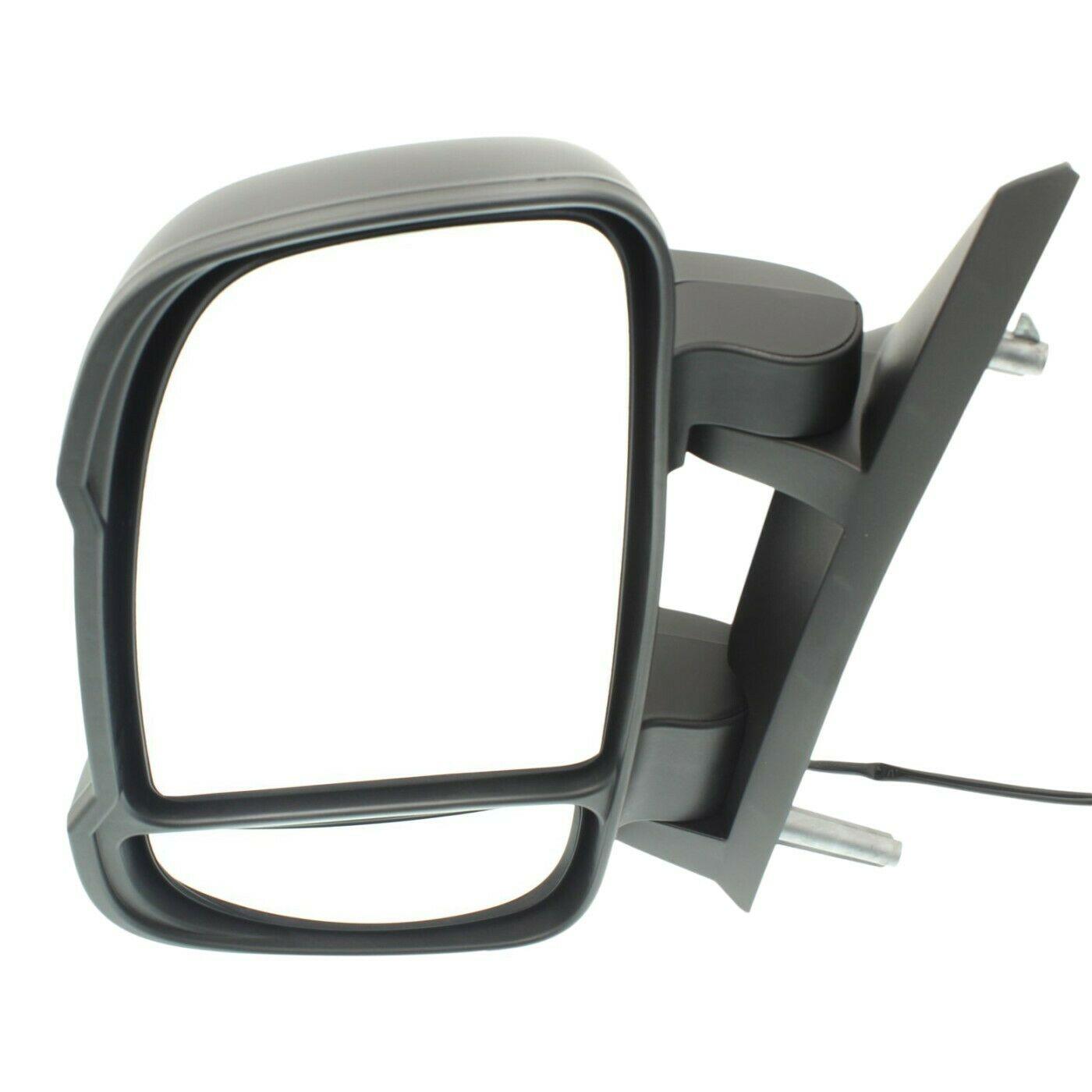 Rétroviseur extérieur côté conducteur pour Ram Promaster 2500 2015-2019, noir, manuel, avec capteur de clignotant/température, non extensible, sans dégivrage, rabattable manuellement, CH1320417