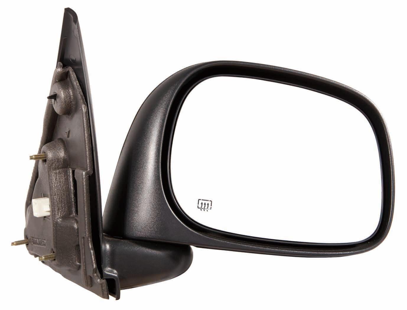 Rétroviseur extérieur côté passager pour Dodge Ram 3500 (2003-2009), électrique, chauffant, texturé, sans attelage, rabattable manuellement, CH1321215