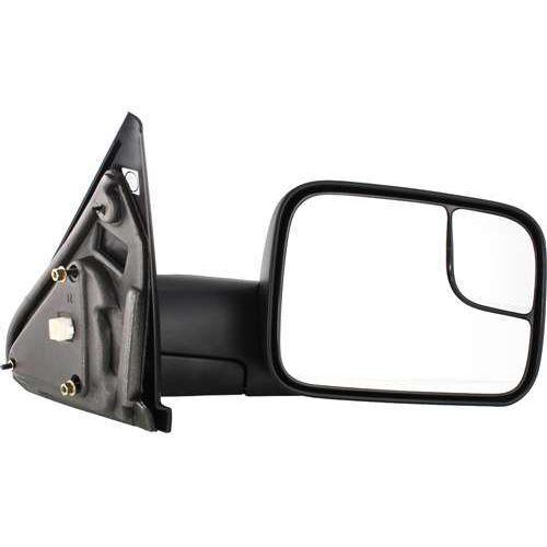 Rétroviseur extérieur côté passager pour Dodge Ram Mega Cab 2006-2009, électrique et chauffant, avec attelage de remorquage, finition texturée, CH1321228